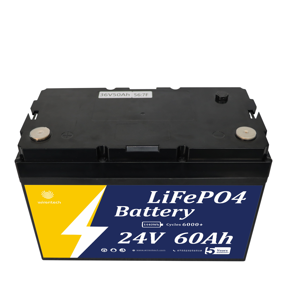 24V 60Ah 大気ベント環境に優しいよりインテリジェントな Bluetooth 堅牢な通信開始バッテリー高性能リチウム電池